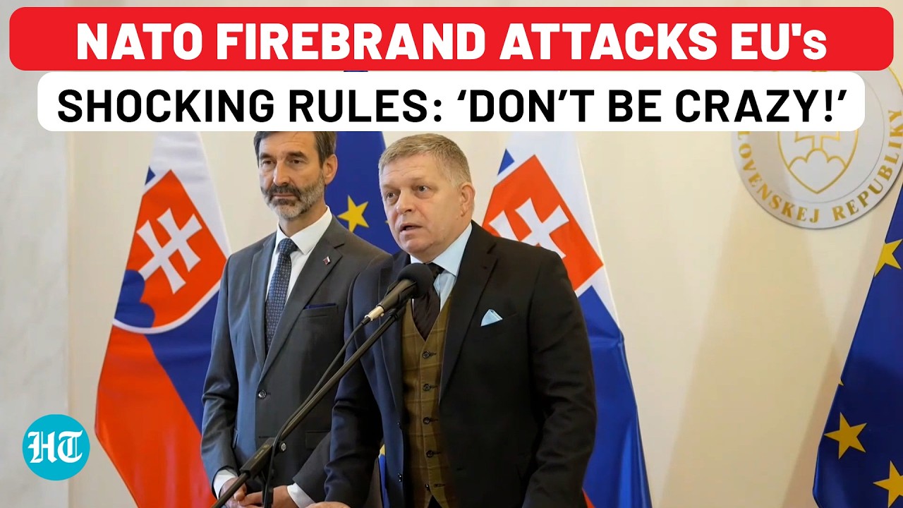 Pro-Russia Slovak PM Fico Blasts EU's Climate Policies In Bold Declaration During A Press Conference