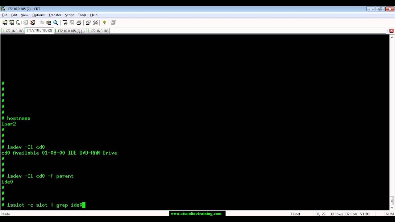 How to Move a CDrom between Partations (Dlpar Activity)