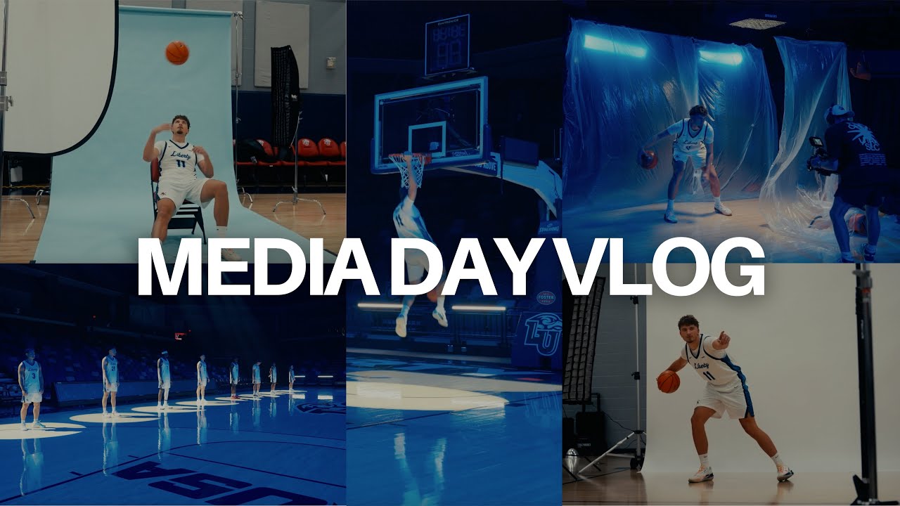 What Media Day is Like at a D1 School | Media Day Vlog