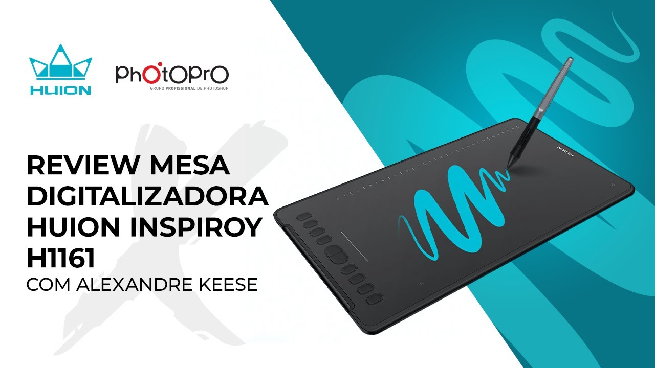 Tudo sobre a Mesa Digitalizadora Huion H1161 com Alekeese