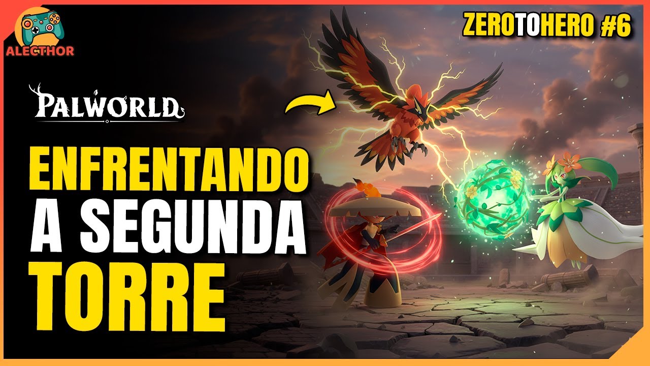 ZERO TO HERO PALWORLD #6 o que um PLAYER DE 1.000 HORA faz para GANHAR F&Aacute;CIL de uma torre