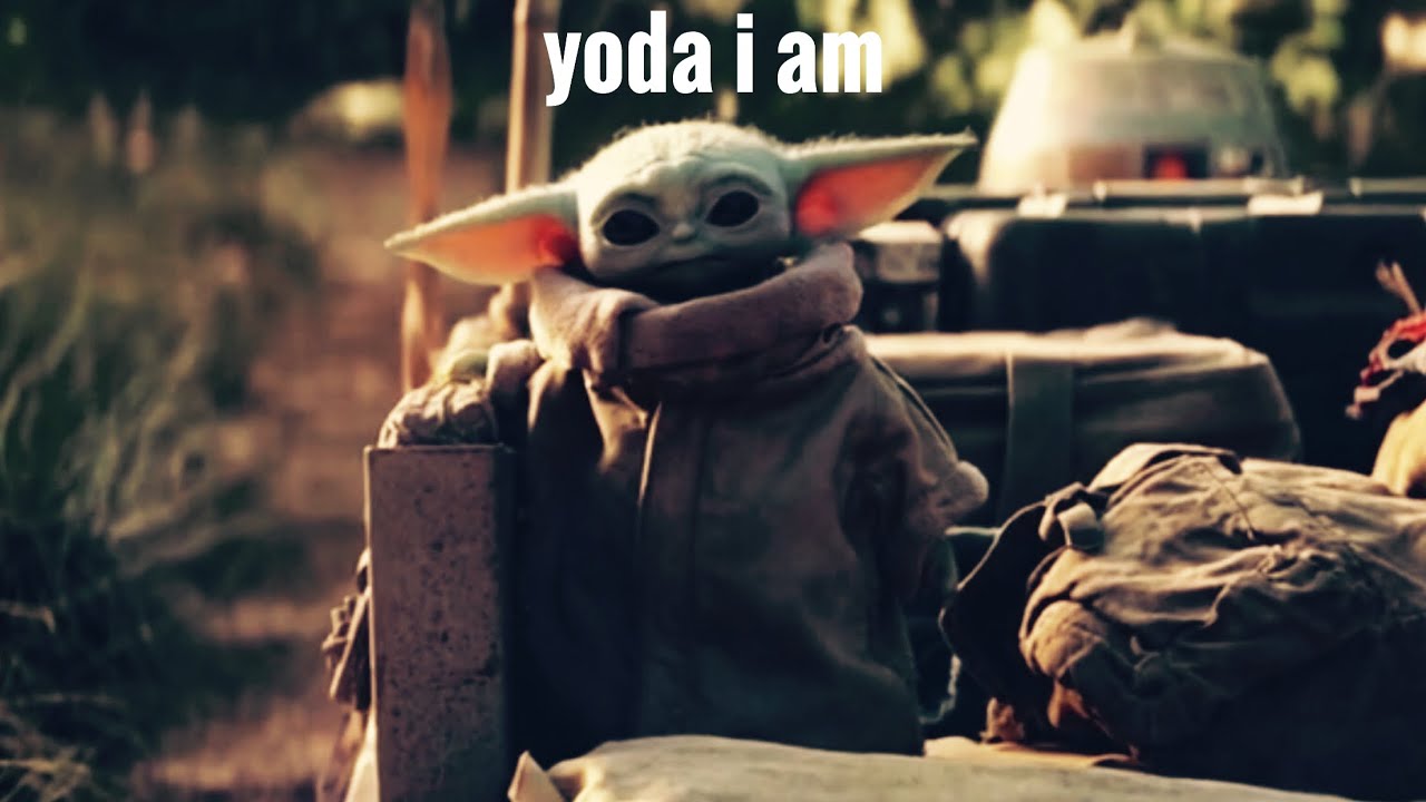 baby yoda being adorable for 6 minutes straight