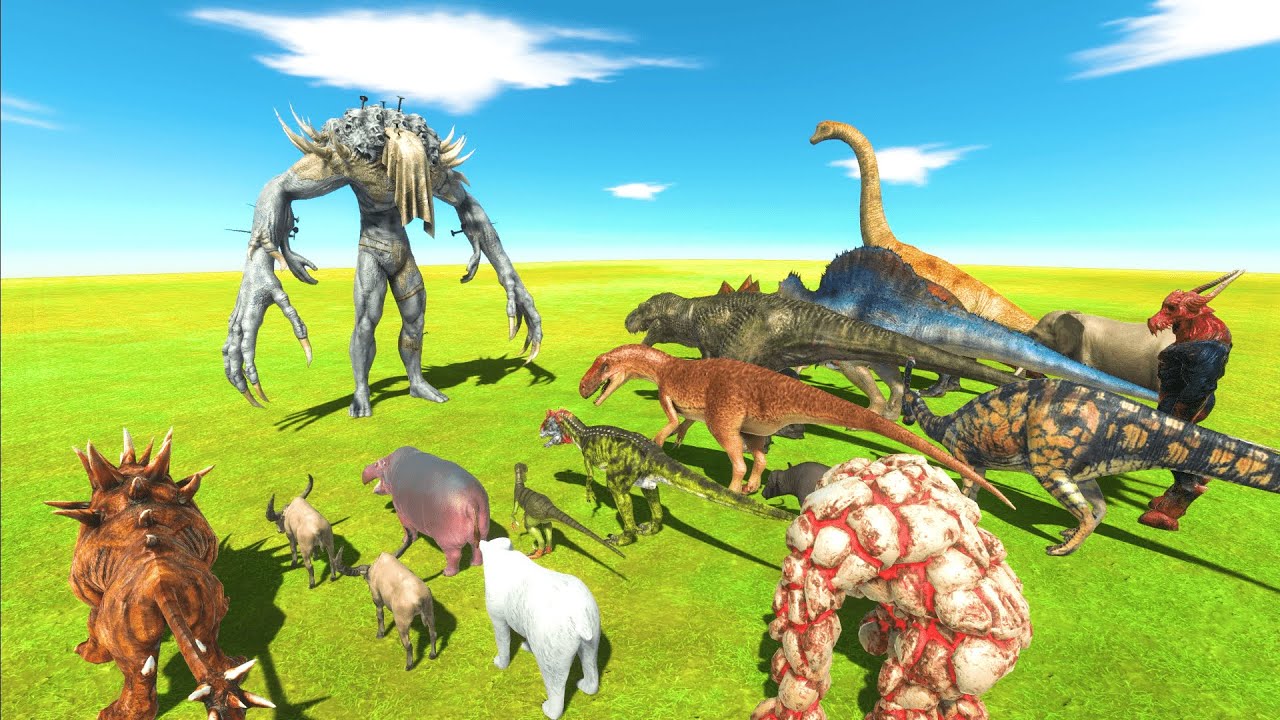 最強のスカージvsすべての恐竜や生き物でバトルさせてみた！😱 アニマルレボルトバトルシミュレーター