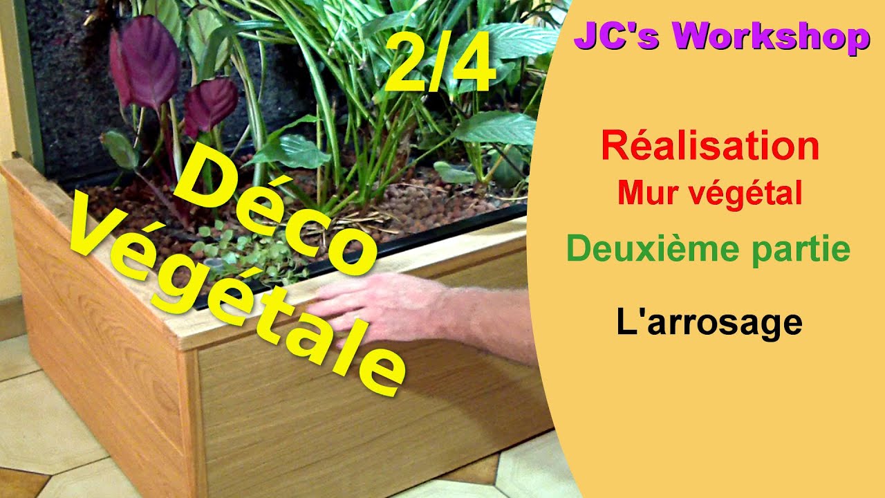 Réaliser son mur végétal d'intérieur chez soi , 2/4 arrosage ébénisterie - #27