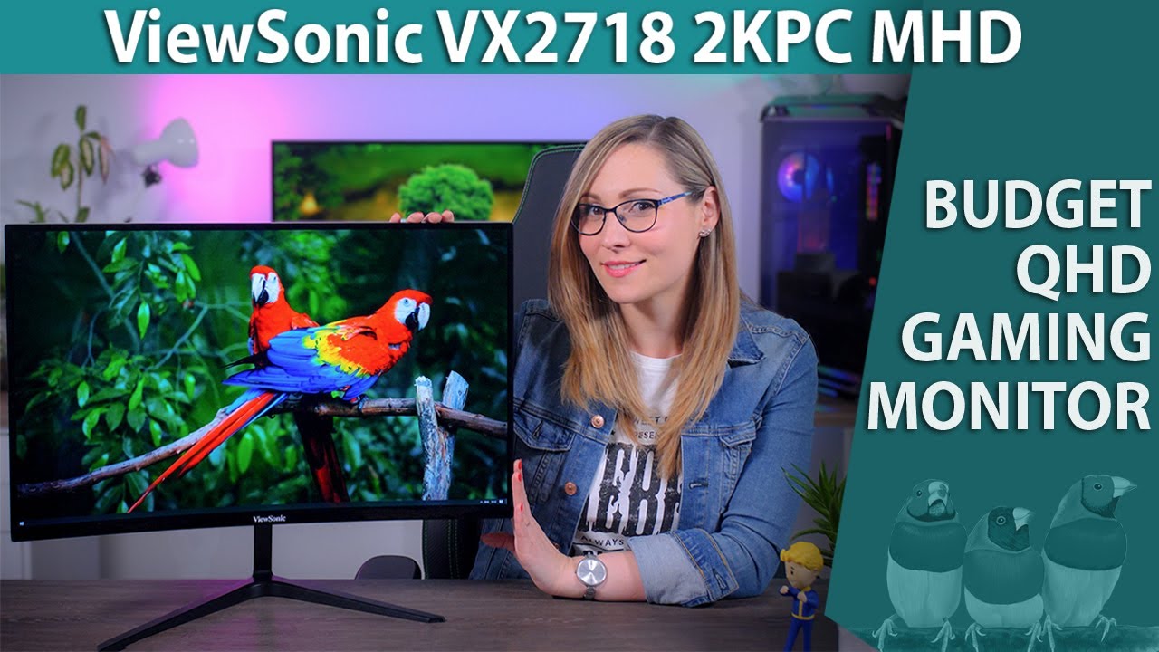 Самый дешёвый игровой монитор QHD действительно хорош? — Обзор Viewsonic VX2718-2KPC-MHD (27 дюйм...