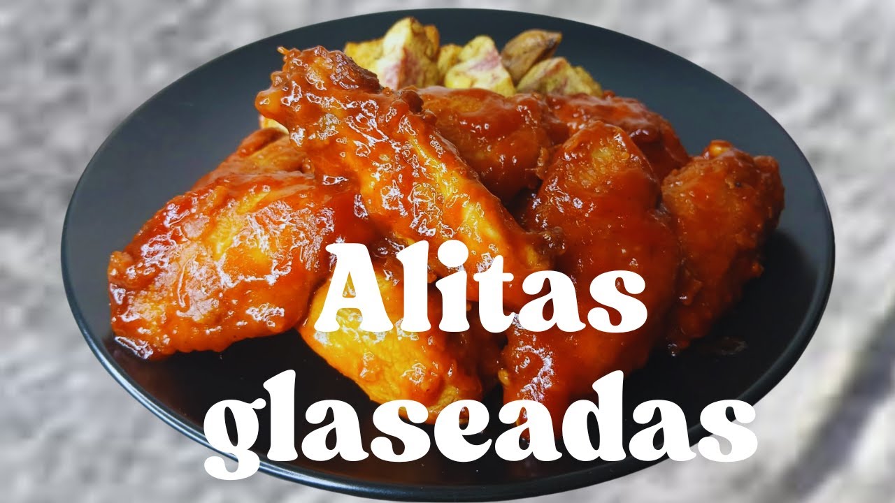ALITAS  DE POLLO GLASEADAS EN MIEL | Ricas y fácil en pocos pasos | Rosely recetas.