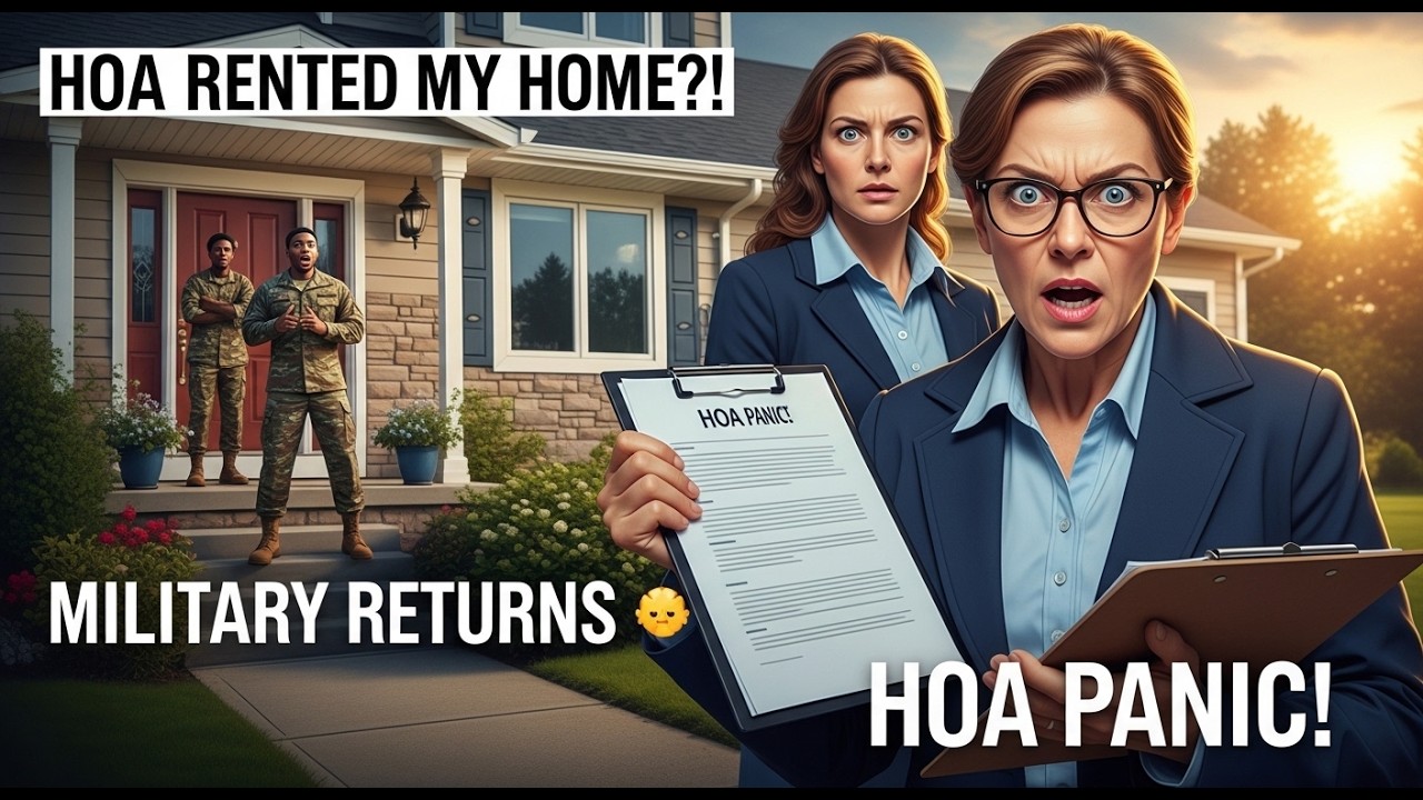 HOA Rented Out My Home While I Was Deployed — They Panicked When My Platoon Came Back