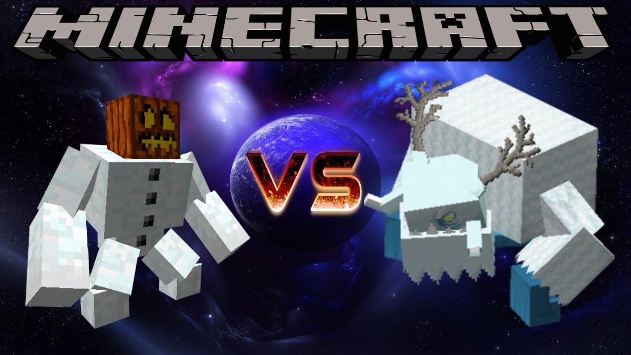 MUTANT SNOW GOLEM VS FROSTMAW - MINECRAFT 1.12.2 (MOB BATTLE)