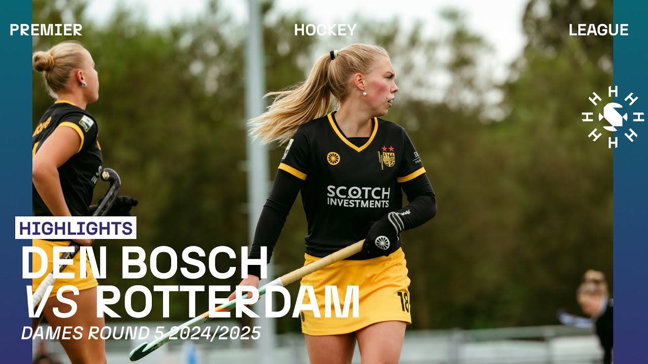 Den Bosch - Rotterdam 🏑 Tulp Hoofdklasse Dames ‘24/’25 RONDE 5 | Samenvatting