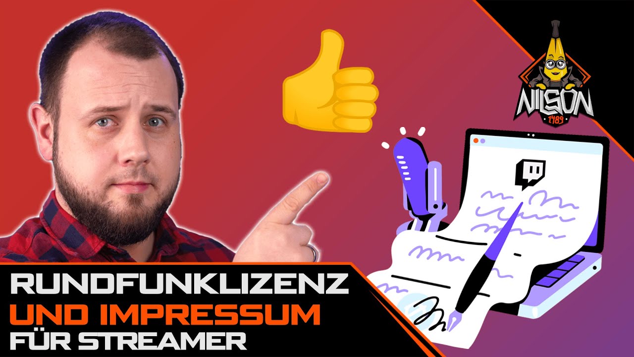 Rundfunklizenz und Impressum für Streamer: Was man beachten muss
