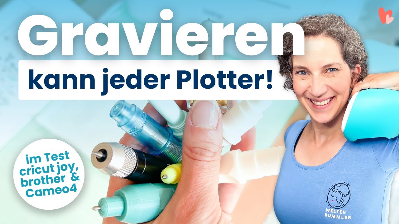 Gravieren mit Cameo 4, Brother SDX & Cricut Joy