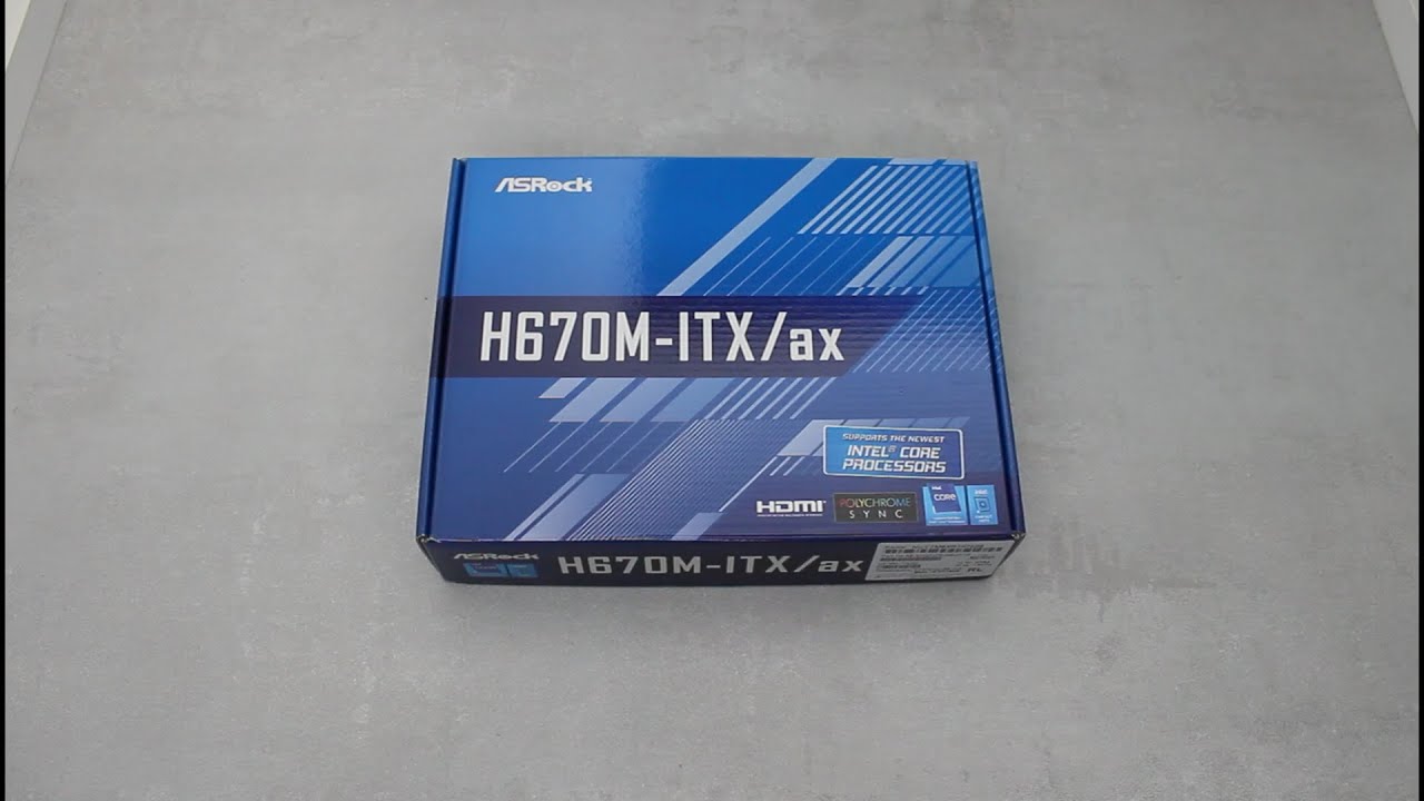 Motherboard ASRock H670M ITX/ax - Nice mini Itx Board