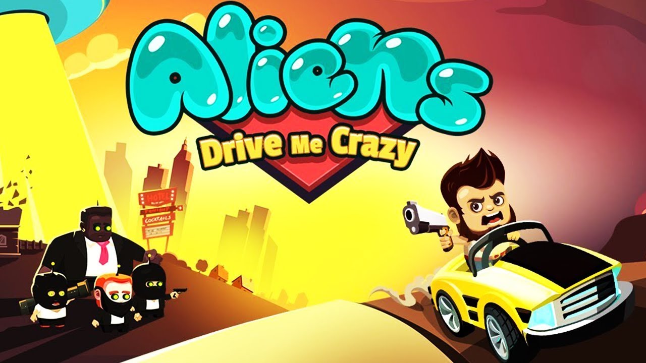 ОХОТА НА ИНОПЛАНЕТНЫХ ГАНГСТЕРОВ Игровой мультик про пришельцев Игра Aliens Drive Me Crazy