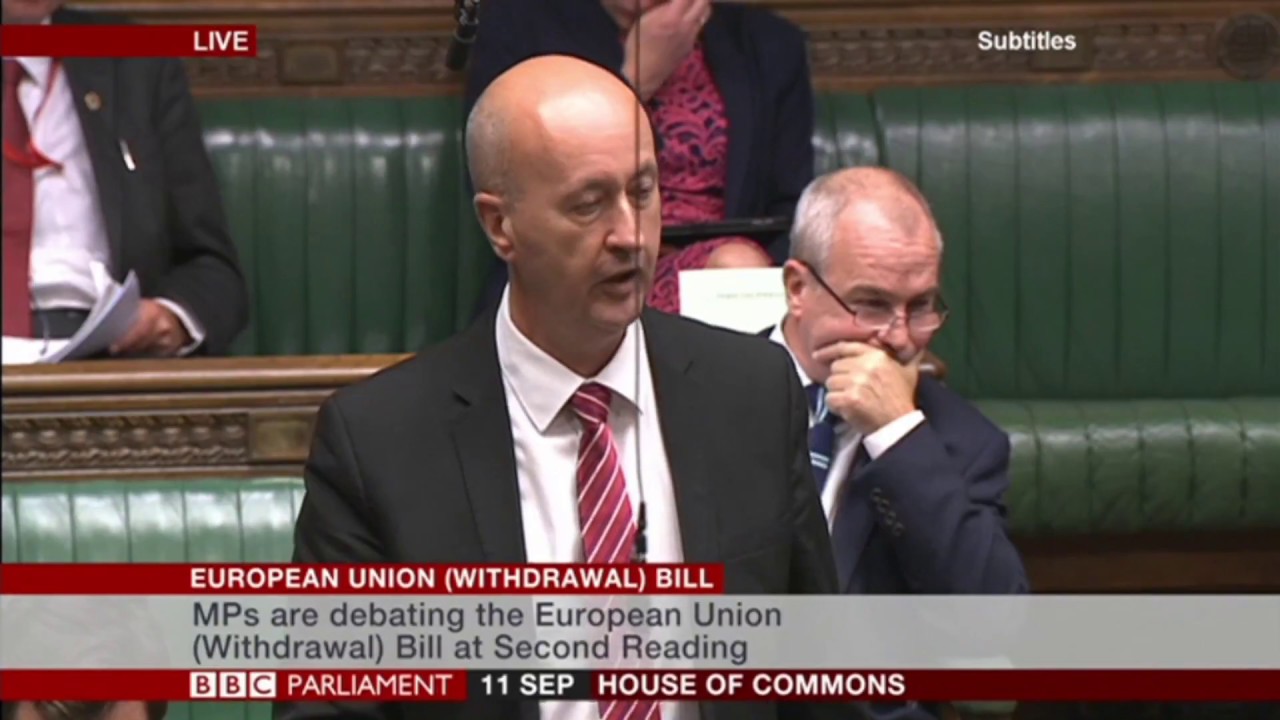 Geraint Davies speaking in the European Union (withdrawal) Bill debate 11/09/17