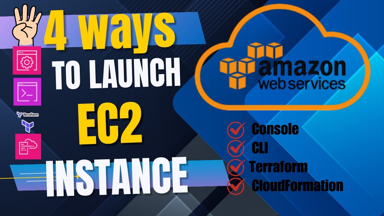 🚀 How to Launch an AWS EC2 Instance Using Console, CLI, Terraform, and CloudFormation🚀🚀🚀🚀