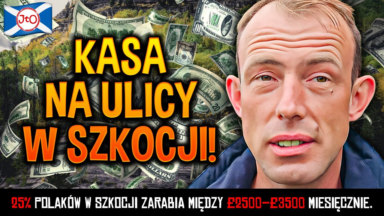 RADO - w SZKOCJI TEŻ PIENIĄDZE leżą na ULICY!