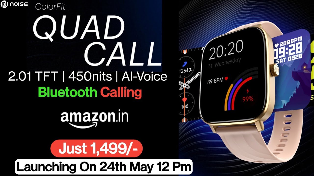 Noise Colorfit Quad Call Smartwatch 🔥| 1.81 HD ⚡| Calling ⚡| Not New 🤬| noise colorfit quad call
