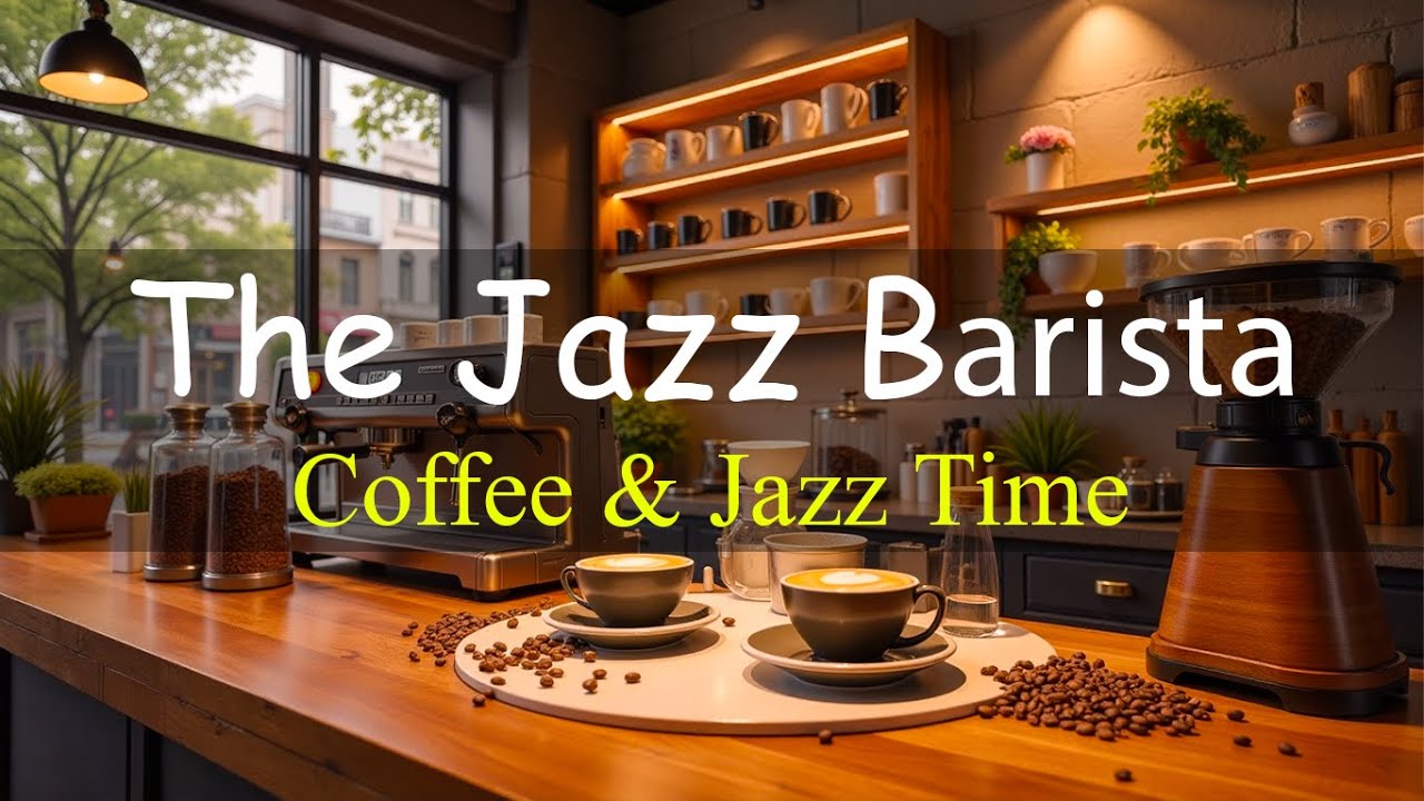 Deep Focus at The Jazz Barista 📚 Study Music & Coffee Sounds