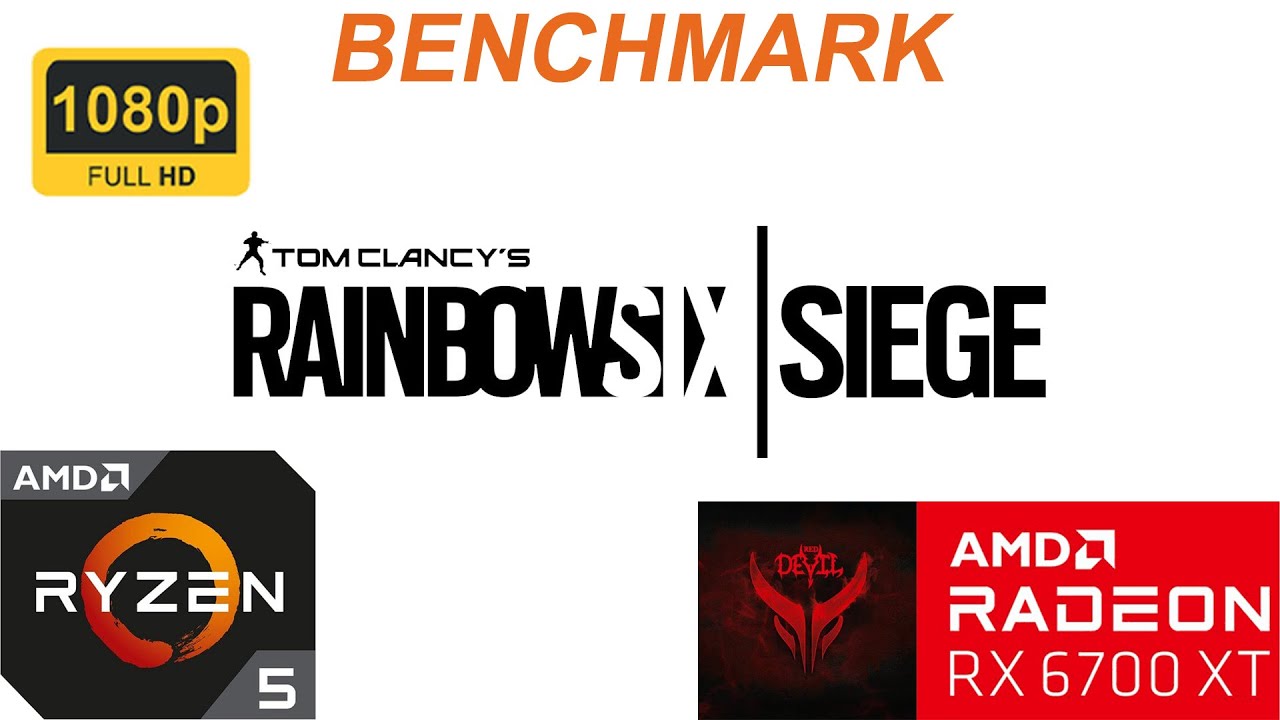 Rainbow Six Siege | PowerColor RX 6700 XT Red Devil | 1080p Very High