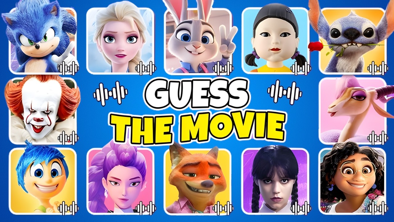 Movie Character Voice & Song Quiz - How Many Can You Name?
