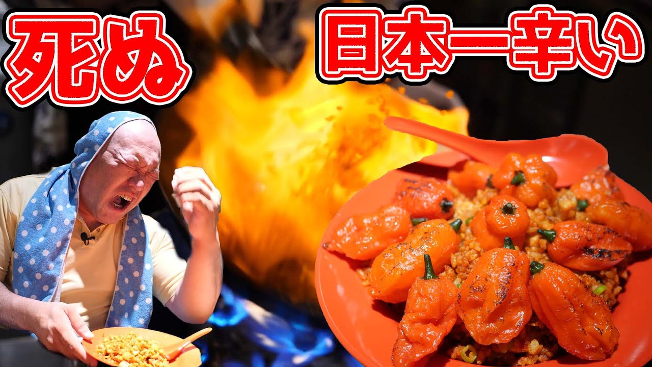 【激辛】食べることを目的にしてはいけない伝説のチャーハンに再挑戦【辛いもんや ギロチン 大正店 】