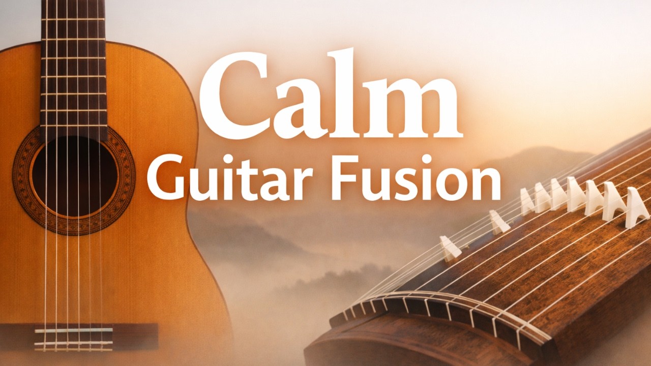 Spanish Guitar & Japanese Koto Fusion 🎐 Calm Ambient Music for Focus, Study & Deep Relaxation