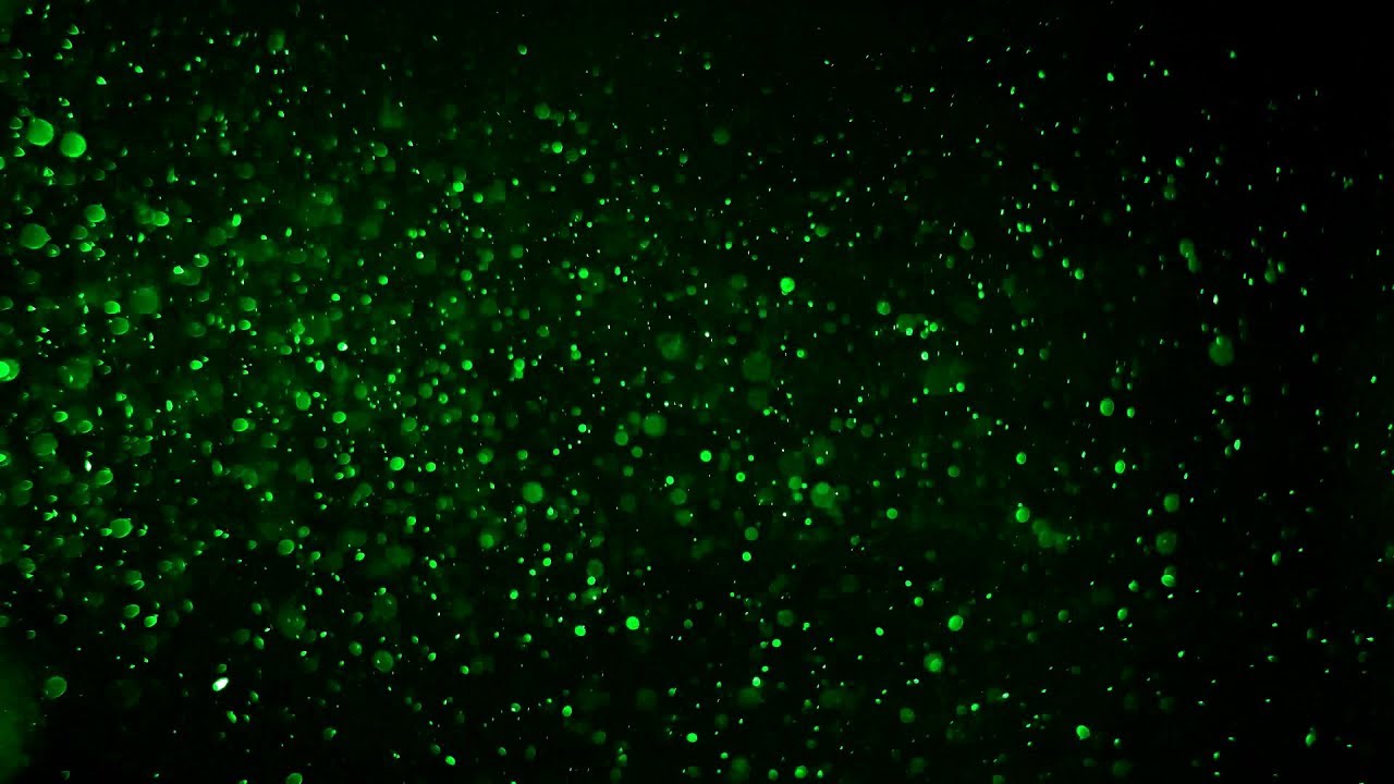 Free 4K green particles pack, dust, cinematic / Relaxing Background