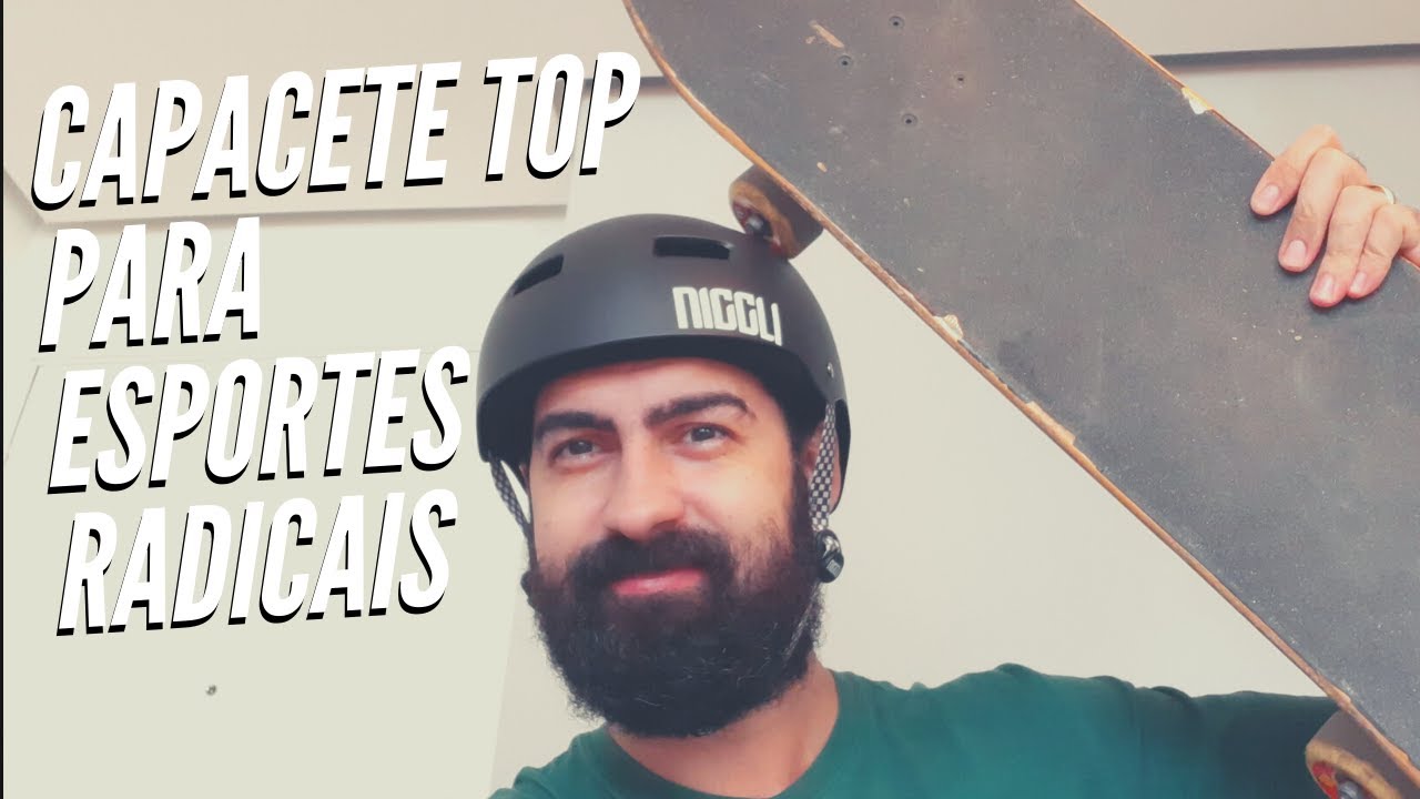 ESPORTES RADICAIS/SKATE - CAPACETE TOP DA NIGGLI!!!