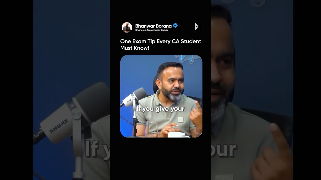 Exam Tip Every CA Student Must Know! 😱😱 