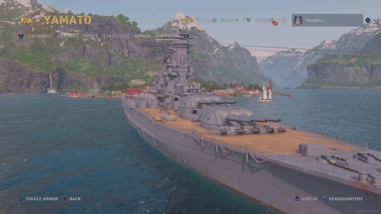 WORLD OF WARSHIPS: LEGENDS BUREAU RESEARCHED LEGENDARY BATTLESHIP: YAMATO FIRST LOOK PS5 4K GAMEPLAY