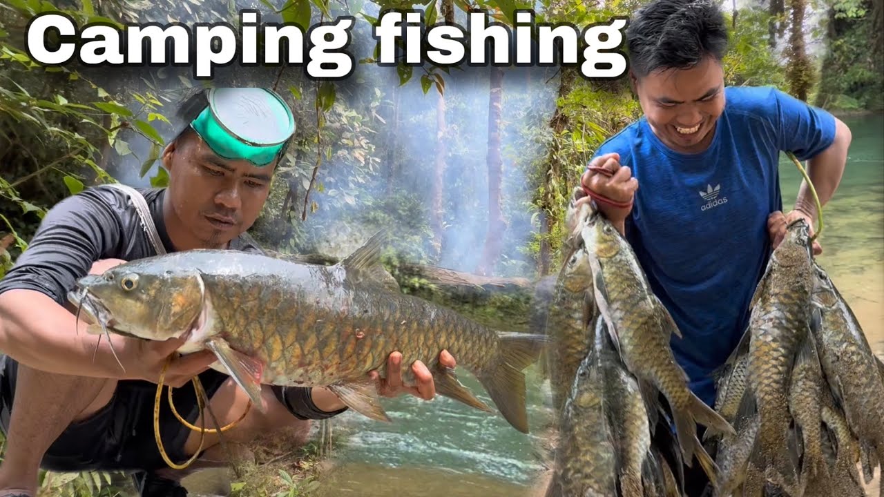 Camping fishing 4 hari berpetualang di hulu sungai berburu ikan mahser besar part2 