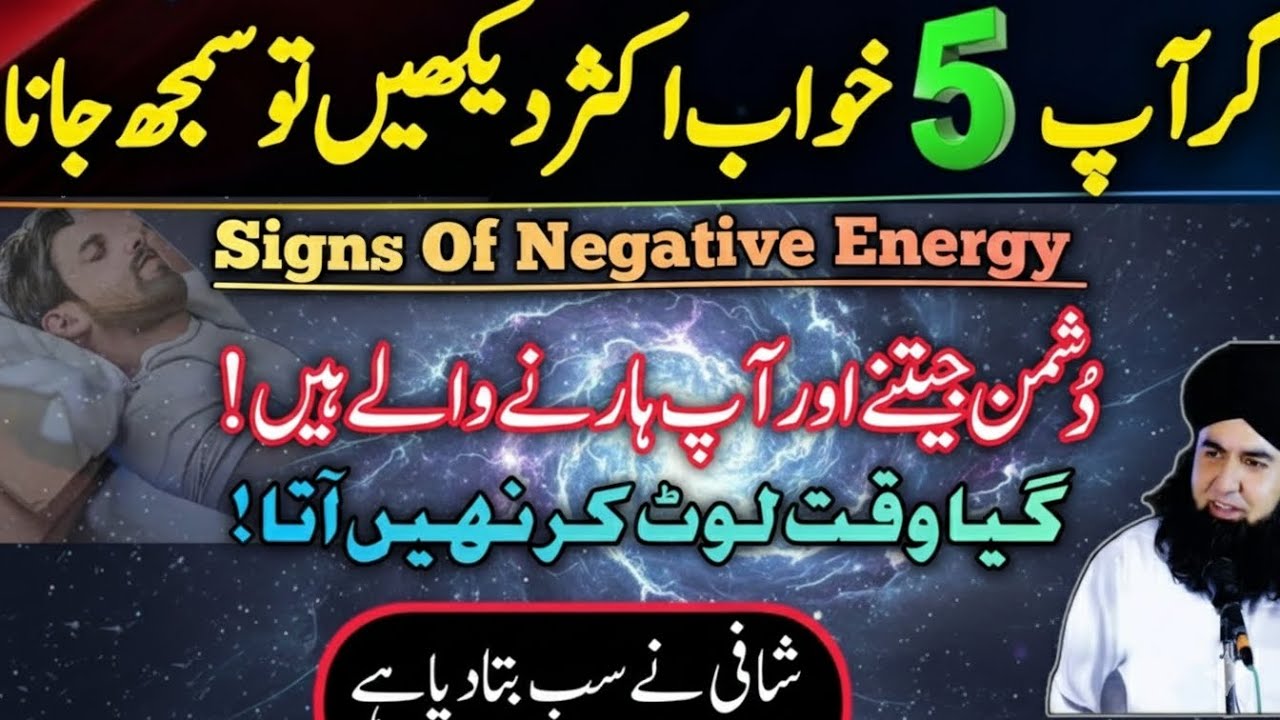 Khwab Mein 5 Alamat Nazar Ana |NegativeEnergy Aur Khwab Ki Tabeer |Dr HamedShaafi|wisdom of islam
