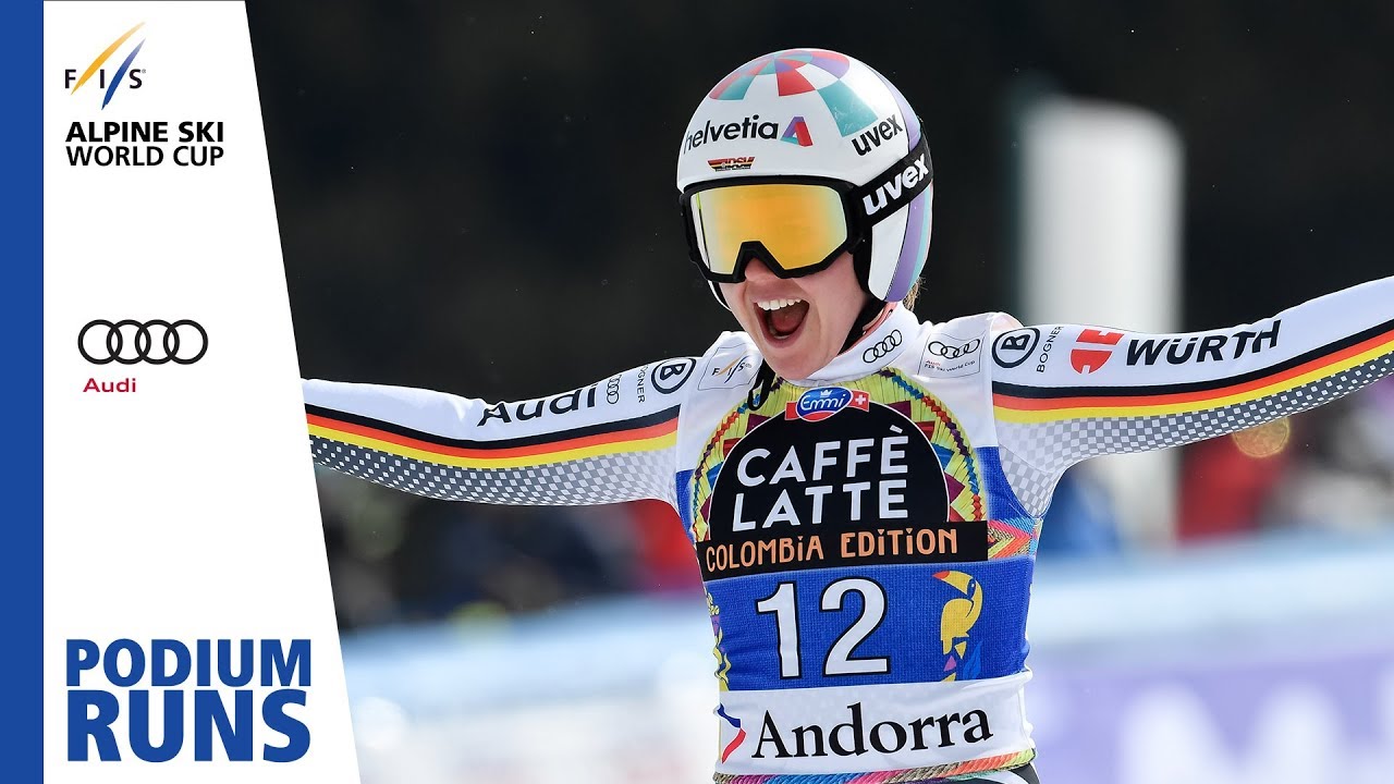 Viktoria Rebensburg | Ladies' Downhill | Soldeu | Finals | 2nd place | FIS Alpine