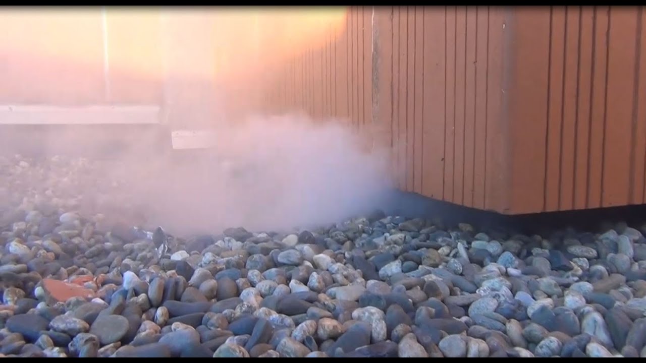 CLB Services - Recherche de fuite par fumigène - toiture terrasse gravillons