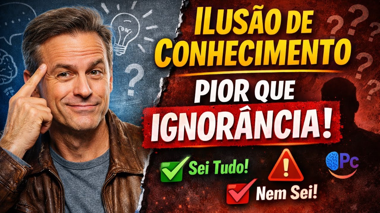 Ilusão de Conhecimento: por que pensar que “SEI O BASTANTE” é mais perigoso que a ignorância