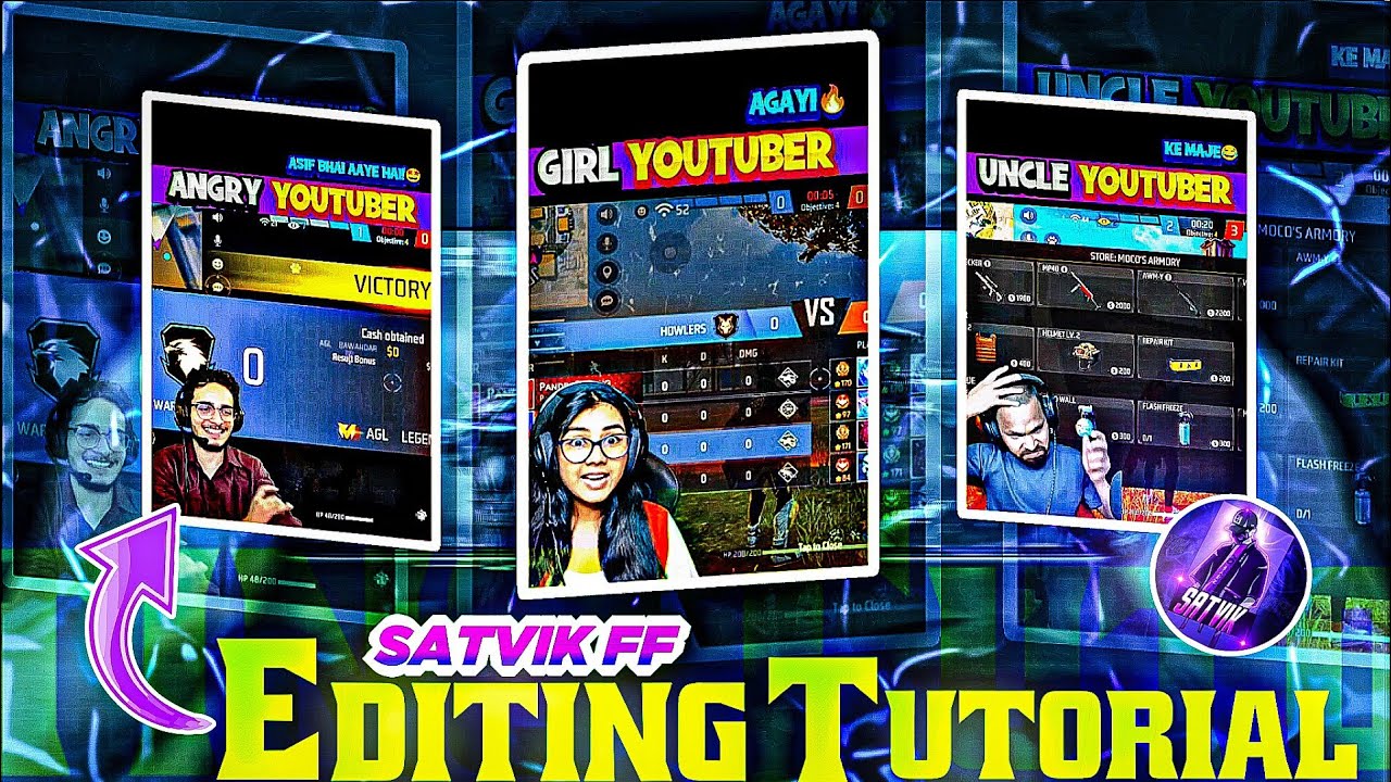 @satvik Editing Secret Revealed 🤩// how to edit shorts like satvik ff 🔥 - WotezZz