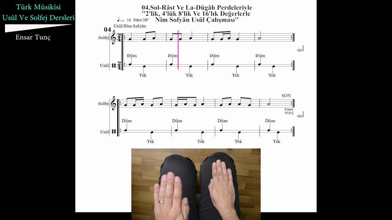 04.T&uuml;rk M&ucirc;sik&icirc;si Us&ucirc;l Ve Solfej Dersleri