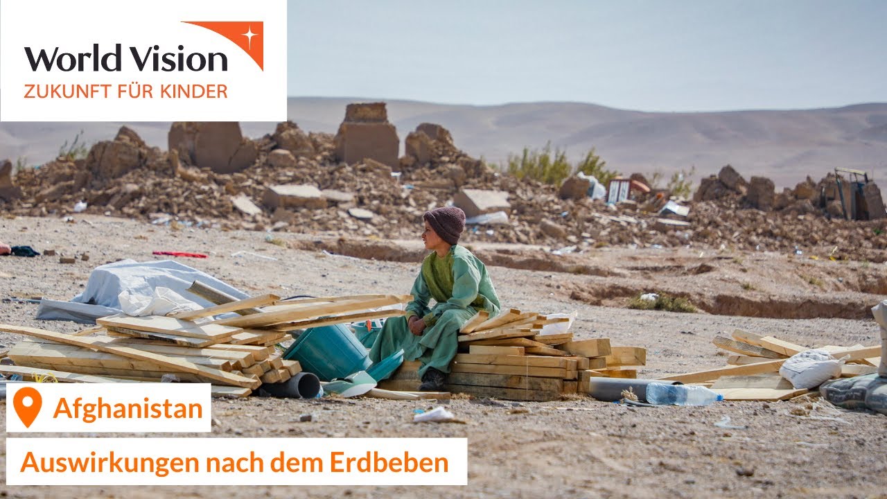 World Vision Mitarbeiterin berichtet über die Auswirkungen des Erdbebens in Afghanistan