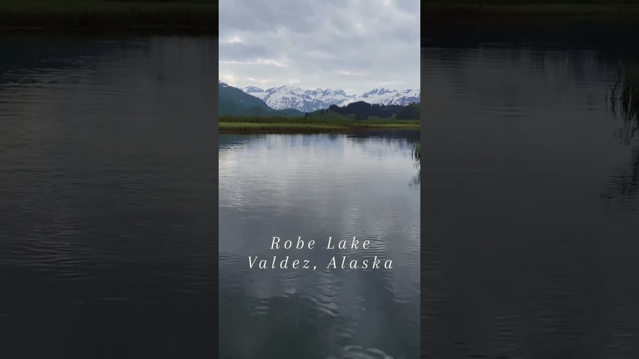 Tranquil Robe Lake Views: A Moment of Peace in Valdez