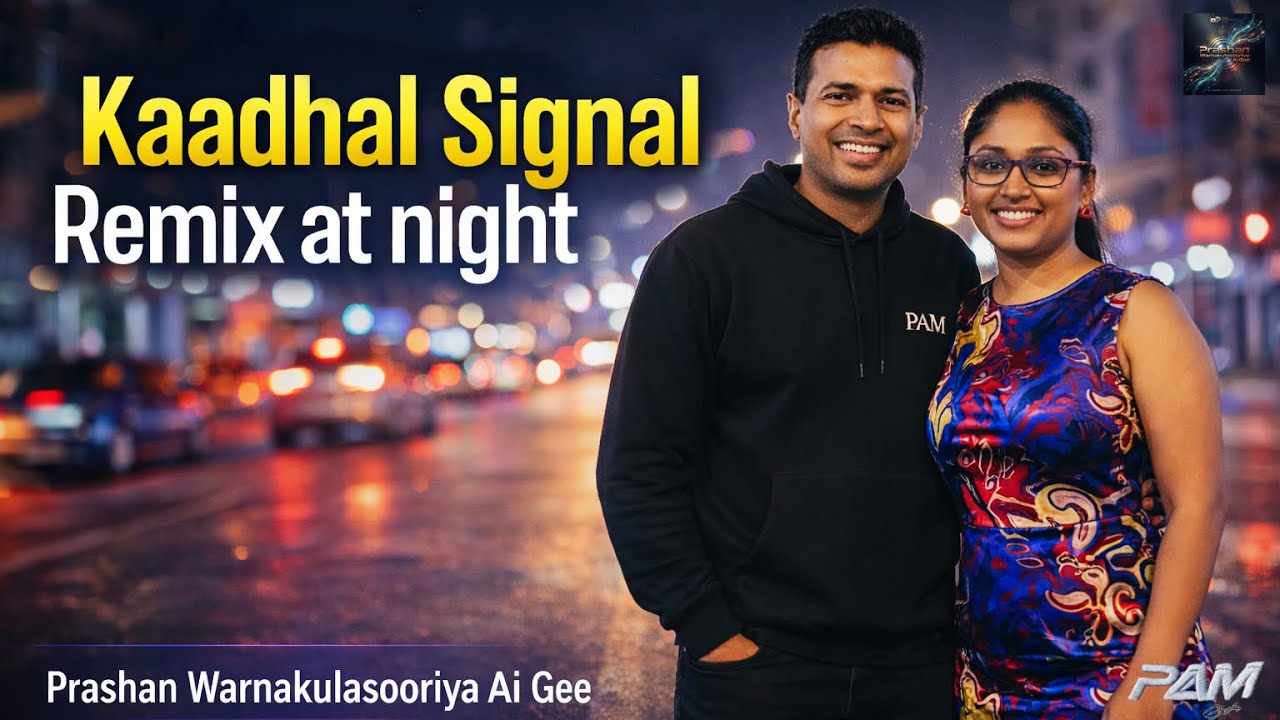 "Kaadhal Signal Remix at night" New Tamil Song By Prashan Warnakulasooriya Ai Gee 