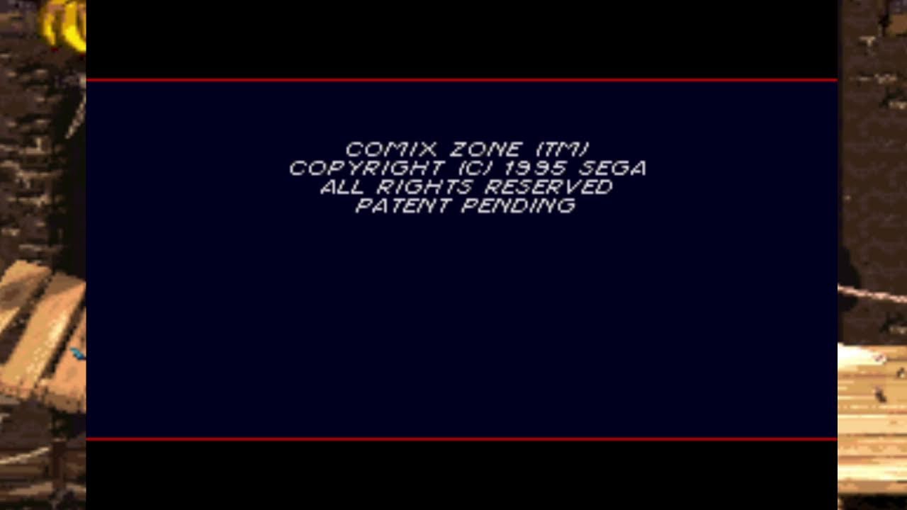 Comix zone suddenly