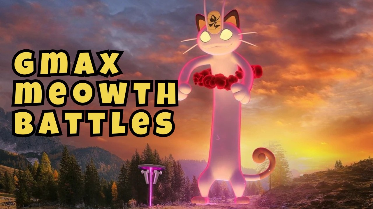 Gigantamax Meowth Battles | Shiny Hunt for Lucky Trades!