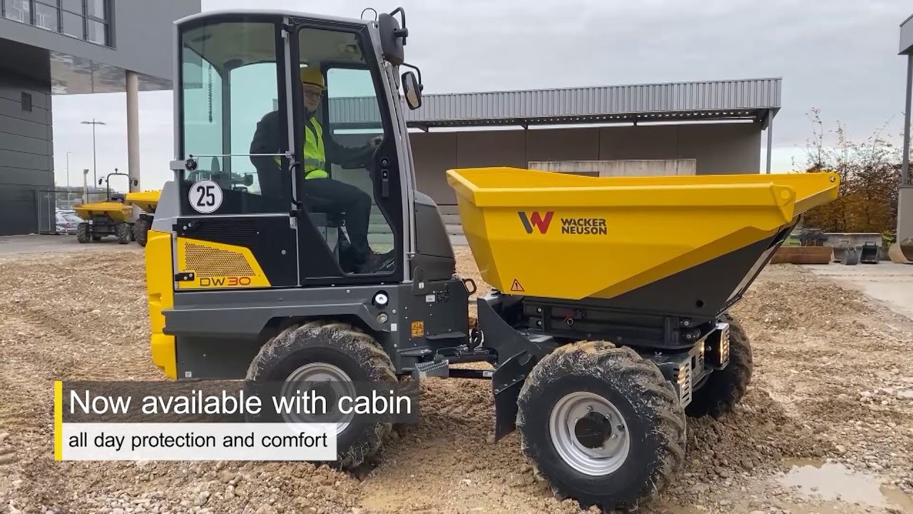 Dumpers from Wacker Neuson: New models and options - DW20, DW30, DW40