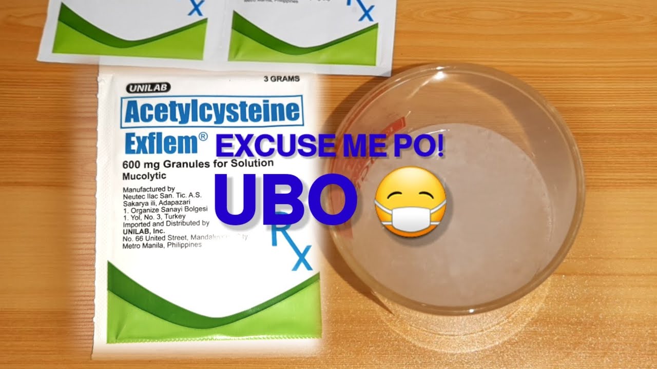 UBO? Fluimucil Alternative Acetylcysteine Granules - Exflem by Unilab (Sample Preparation)