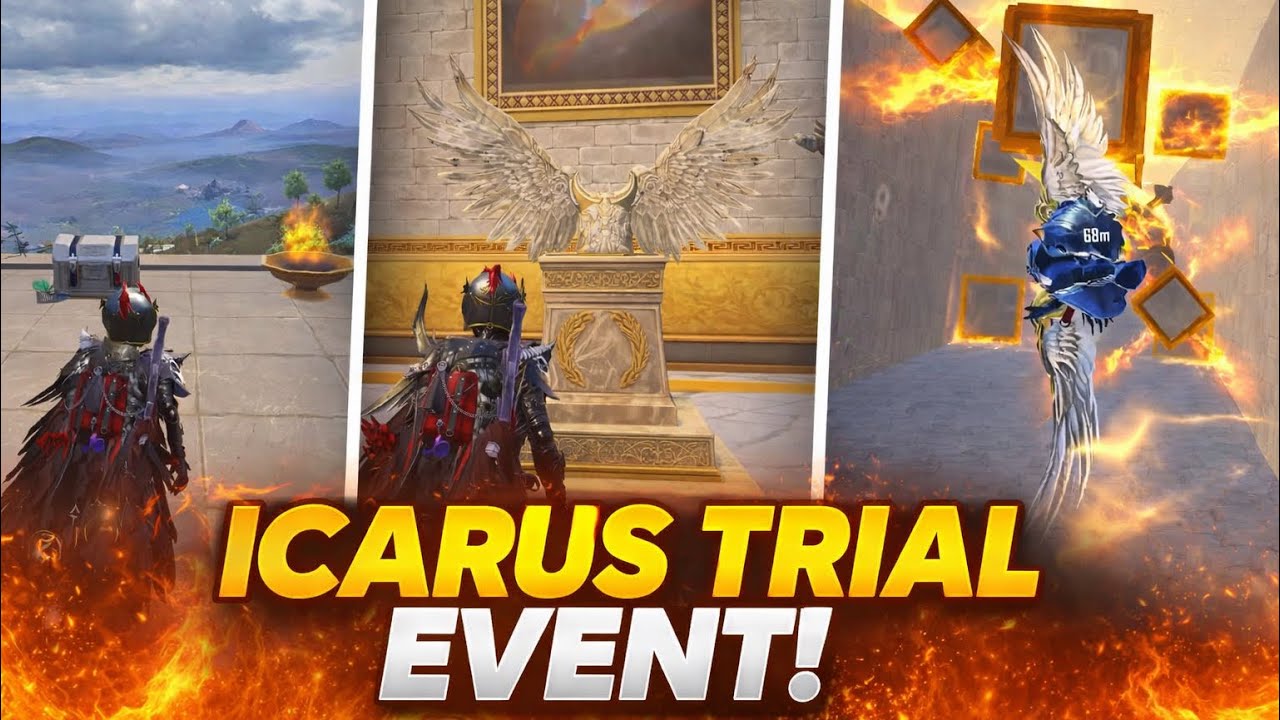 Easy Trick To Complete Icarus Trial #pubgmobile #icarus #tricks 