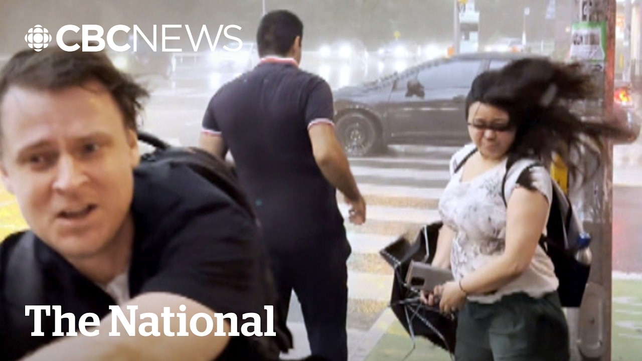 Toronto thunderstorm turns local Timmies into a bunker | The Moment