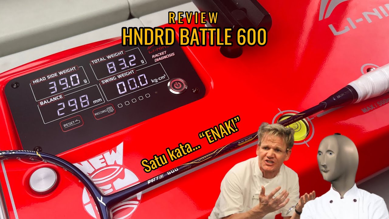ENAK BANGET HNDRD BATTLE 600! - Review Raket Hundred yang lagi VIRAL! 😍