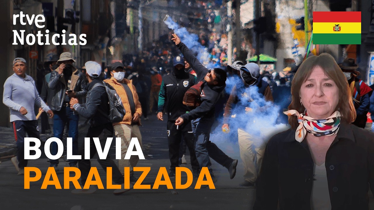 BOLIVIA | Los DISTURBIOS y PROTESTAS contra el GOBIERNO paralizan LA PAZ | RTVE Noticias