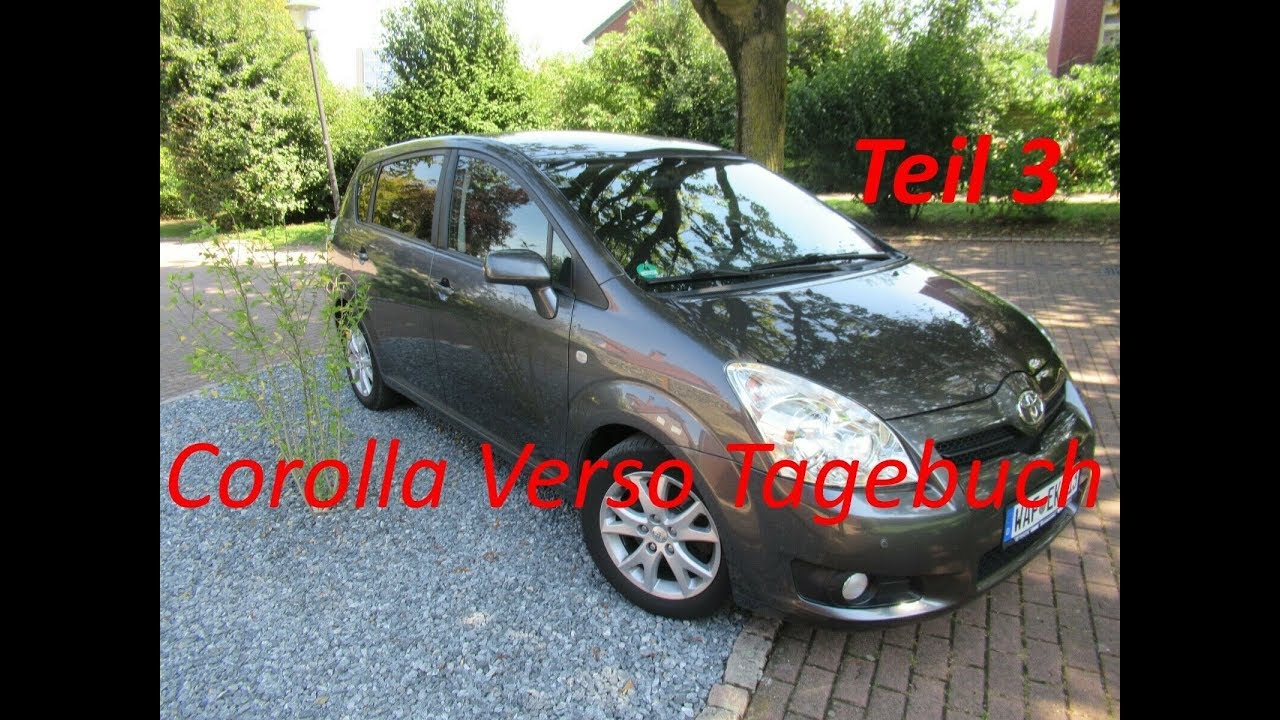 Toyota Corolla verso Nebelscheinwerfer fog lights tauschen wechseln