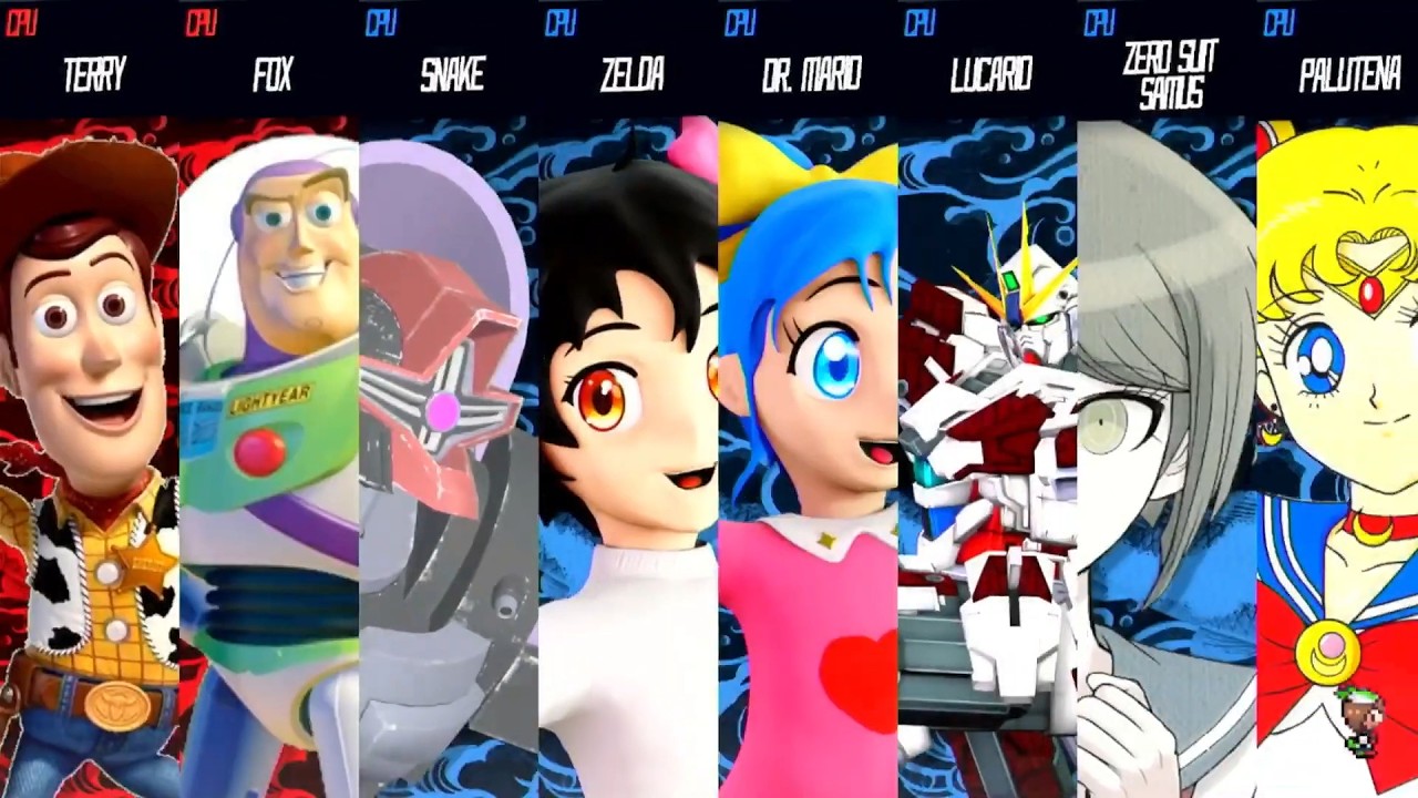 KH3 Unused Toy Story Event Anime Statues Invade - Requested Smash Bros Battle